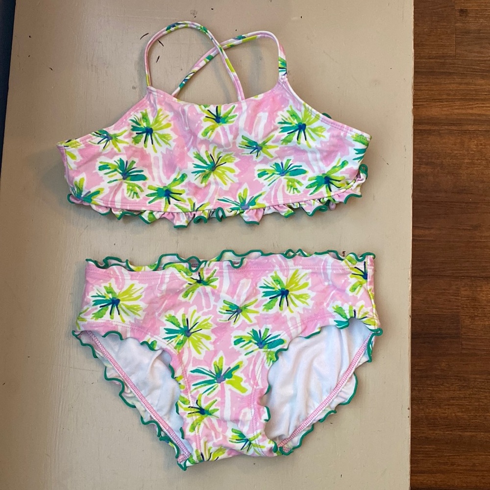 Crown & Ivy kids 2 piece swimsuit